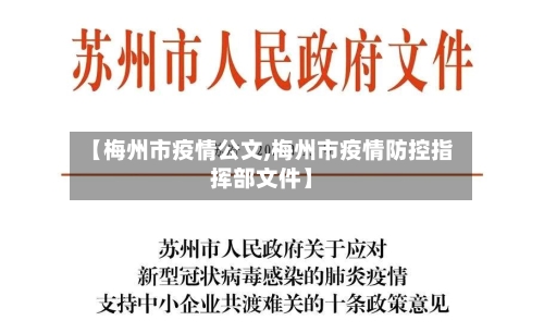 【梅州市疫情公文,梅州市疫情防控指挥部文件】-第1张图片