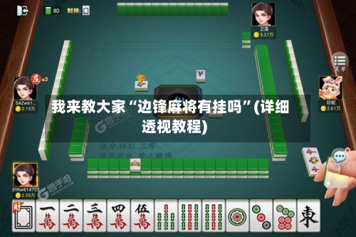 我来教大家“边锋麻将有挂吗”(详细透视教程)-第3张图片