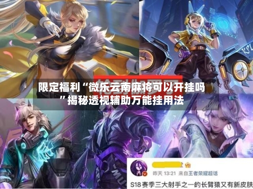 限定福利“微乐云南麻将可以开挂吗”揭秘透视辅助万能挂用法-第2张图片