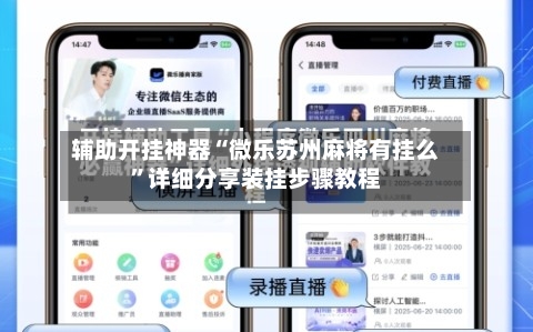 辅助开挂神器“微乐苏州麻将有挂么”详细分享装挂步骤教程-第3张图片