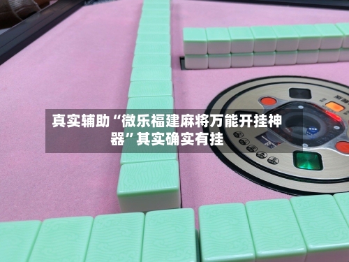真实辅助“微乐福建麻将万能开挂神器	”其实确实有挂-第1张图片