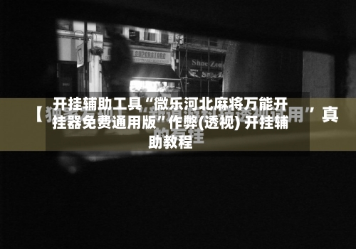 开挂辅助工具“微乐河北麻将万能开挂器免费通用版”作弊(透视) 开挂辅助教程-第2张图片