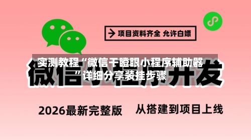 实测教程“微信干瞪眼小程序辅助器”详细分享装挂步骤-第2张图片