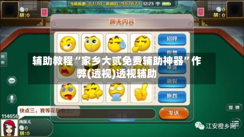 辅助教程“家乡大贰免费辅助神器	”作弊(透视)透视辅助-第1张图片