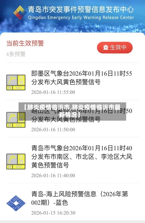 【肺炎疫情临沂市,肺炎疫情临沂市最新情况】-第2张图片