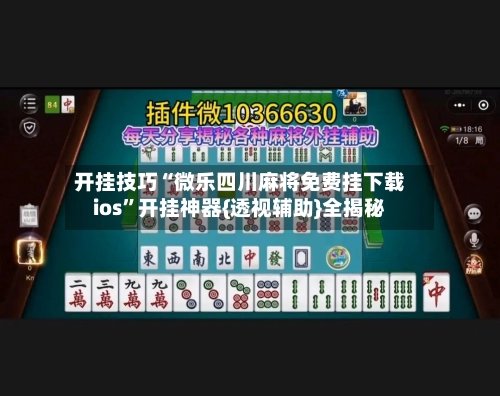 开挂技巧“微乐四川麻将免费挂下载ios”开挂神器{透视辅助}全揭秘-第2张图片