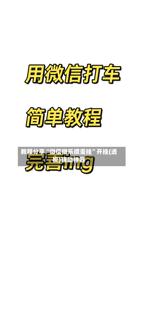 教程分享“微信微乐掼蛋挂”开挂(透视)辅助神器-第3张图片