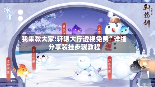 我来教大家!轩辕大厅透视免费”详细分享装挂步骤教程-第3张图片