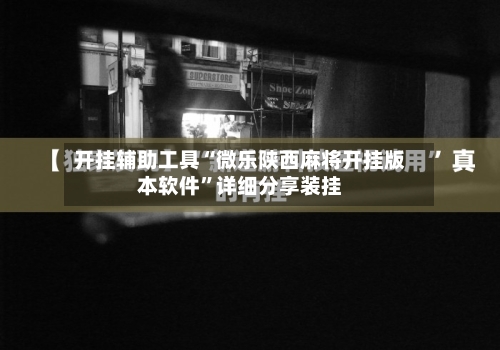 开挂辅助工具“微乐陕西麻将开挂版本软件”详细分享装挂-第2张图片