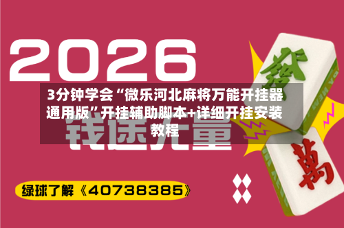 3分钟学会“微乐河北麻将万能开挂器通用版”开挂辅助脚本+详细开挂安装教程-第3张图片