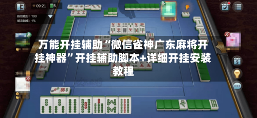 万能开挂辅助“微信雀神广东麻将开挂神器	”开挂辅助脚本+详细开挂安装教程-第2张图片