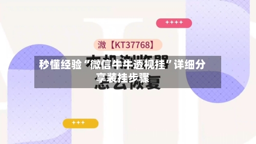 秒懂经验“微信牛牛透视挂”详细分享装挂步骤-第2张图片