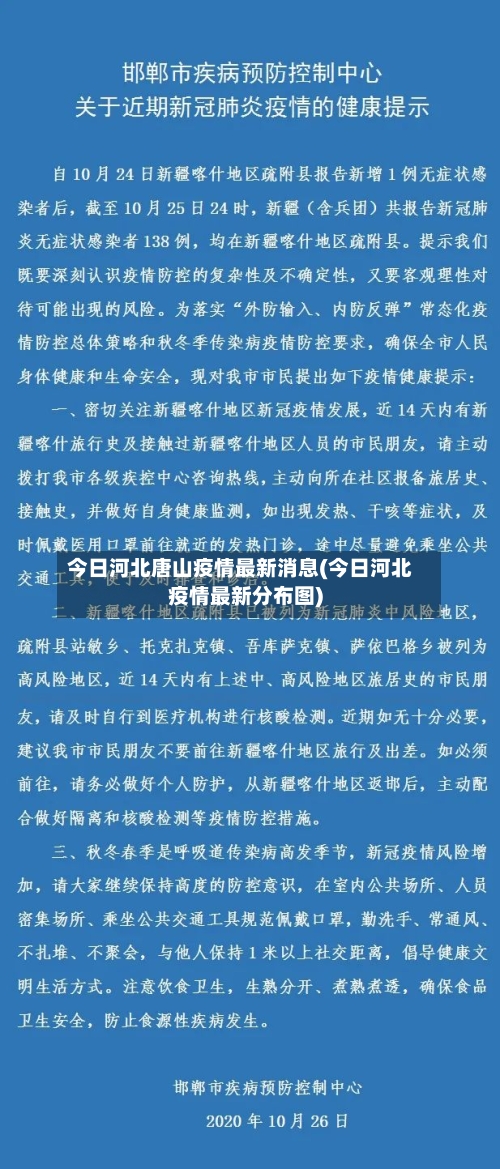 今日河北唐山疫情最新消息(今日河北疫情最新分布图)-第2张图片