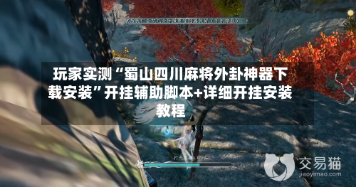 玩家实测“蜀山四川麻将外卦神器下载安装”开挂辅助脚本+详细开挂安装教程-第3张图片