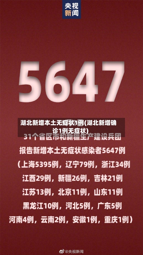 湖北新增本土无症状1例(湖北新增确诊1例无症状)-第2张图片