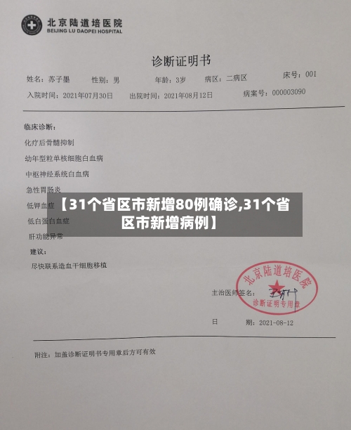 【31个省区市新增80例确诊,31个省区市新增病例】-第3张图片