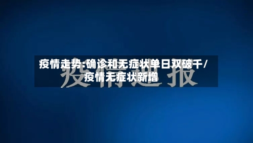 疫情走势:确诊和无症状单日双破千/疫情无症状新增-第2张图片