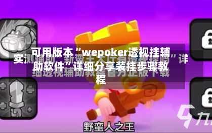 可用版本“wepoker透视挂辅助软件”详细分享装挂步骤教程-第1张图片
