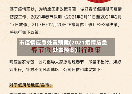 市疫情应急处置预案(2021疫情应急处置预案)-第2张图片