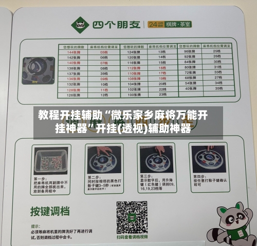 教程开挂辅助“微乐家乡麻将万能开挂神器”开挂(透视)辅助神器-第1张图片