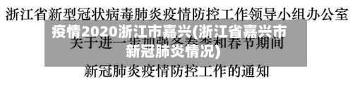 疫情2020浙江市嘉兴(浙江省嘉兴市新冠肺炎情况)-第1张图片