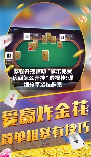 教程开挂辅助“微乐免费房间怎么开挂	”透视挂!详细分享装挂步骤-第1张图片