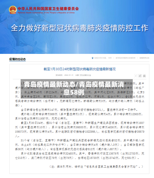 青岛疫情最新动态/青岛疫情最新消息58例-第3张图片