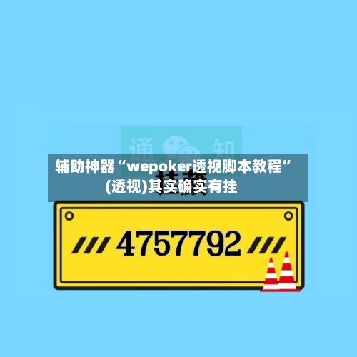 辅助神器“wepoker透视脚本教程”(透视)其实确实有挂-第1张图片