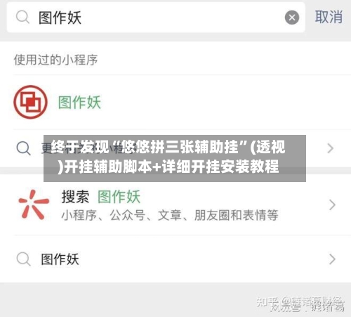 终于发现“悠悠拼三张辅助挂	”(透视)开挂辅助脚本+详细开挂安装教程-第1张图片