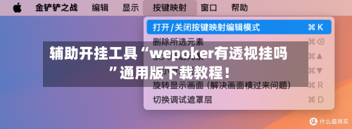 辅助开挂工具“wepoker有透视挂吗”通用版下载教程！-第2张图片