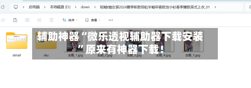 辅助神器“微乐透视辅助器下载安装”原来有神器下载！-第1张图片