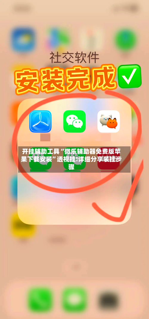 开挂辅助工具“微乐辅助器免费版苹果下载安装	”透视挂!详细分享装挂步骤-第1张图片