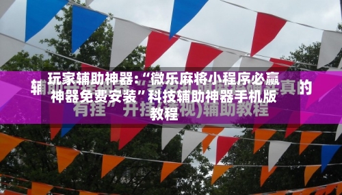 玩家辅助神器:“微乐麻将小程序必赢神器免费安装”科技辅助神器手机版教程-第2张图片