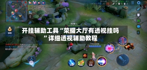 开挂辅助工具“荣耀大厅有透视挂吗	”详细透视辅助教程-第2张图片