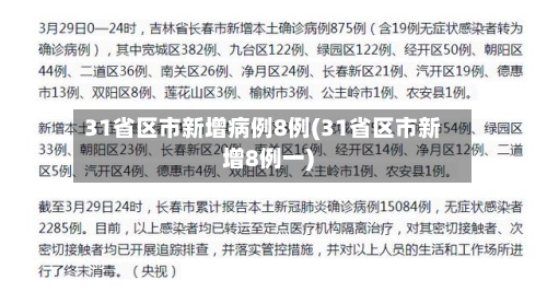 31省区市新增病例8例(31省区市新增8例一)-第2张图片