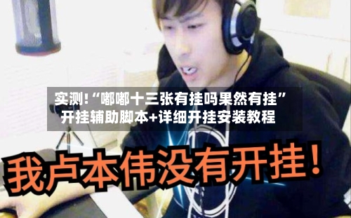 实测!“嘟嘟十三张有挂吗果然有挂”开挂辅助脚本+详细开挂安装教程-第1张图片
