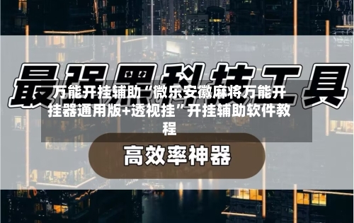 万能开挂辅助“微乐安徽麻将万能开挂器通用版+透视挂”开挂辅助软件教程-第1张图片