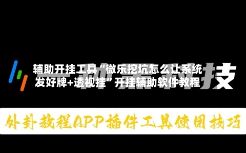 辅助开挂工具“微乐挖坑怎么让系统发好牌+透视挂”开挂辅助软件教程-第2张图片