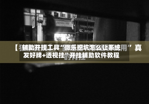 辅助开挂工具“微乐挖坑怎么让系统发好牌+透视挂	”开挂辅助软件教程-第1张图片
