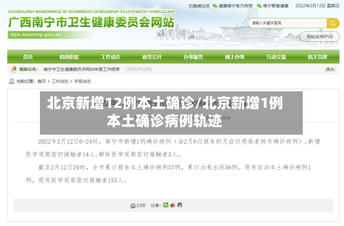 北京新增12例本土确诊/北京新增1例本土确诊病例轨迹-第2张图片