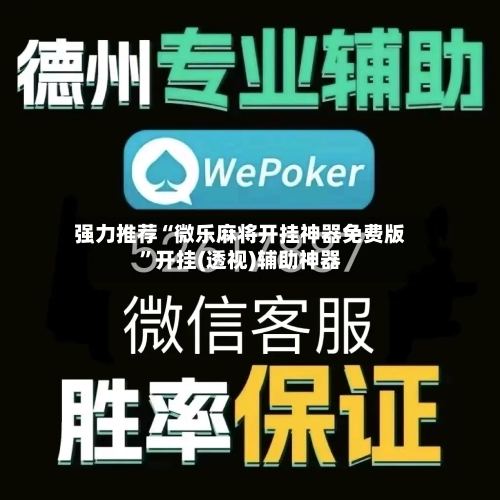 强力推荐“微乐麻将开挂神器免费版”开挂(透视)辅助神器-第3张图片