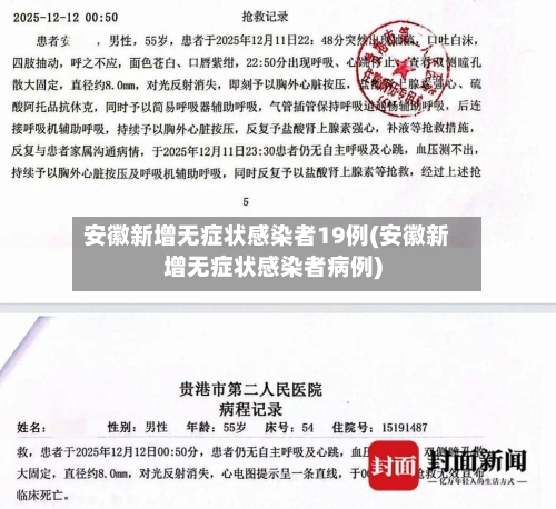 安徽新增无症状感染者19例(安徽新增无症状感染者病例)-第1张图片