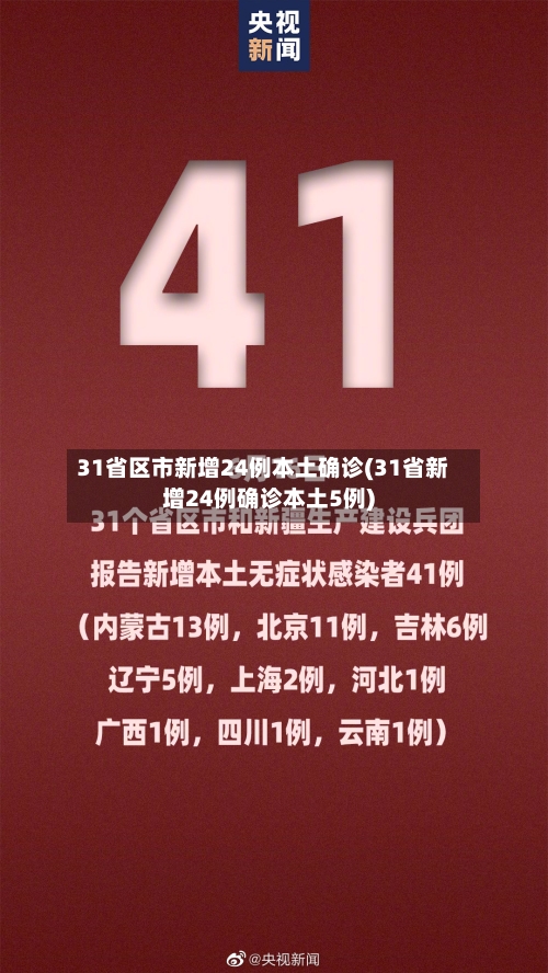 31省区市新增24例本土确诊(31省新增24例确诊本土5例)-第3张图片