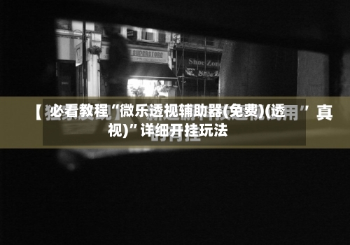 必看教程“微乐透视辅助器(免费)(透视)	”详细开挂玩法-第2张图片