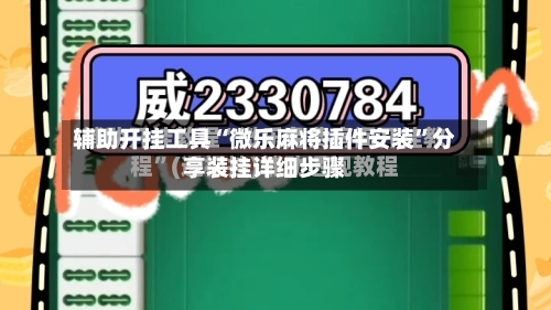 辅助开挂工具“微乐麻将插件安装”分享装挂详细步骤-第3张图片
