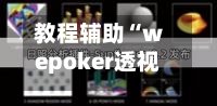 教程辅助“wepoker透视作弊辅助软件”透视挂!详细分享装挂步骤-第3张图片