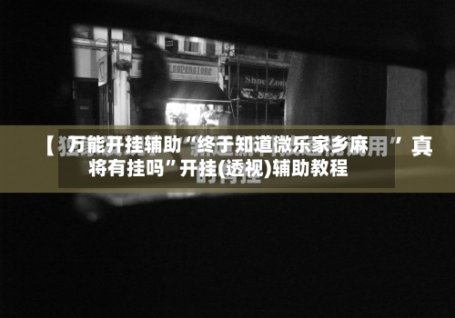 万能开挂辅助“终于知道微乐家乡麻将有挂吗	”开挂(透视)辅助教程-第2张图片