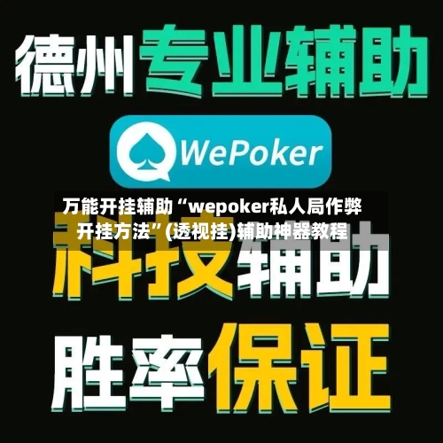 万能开挂辅助“wepoker私人局作弊开挂方法	”(透视挂)辅助神器教程-第3张图片