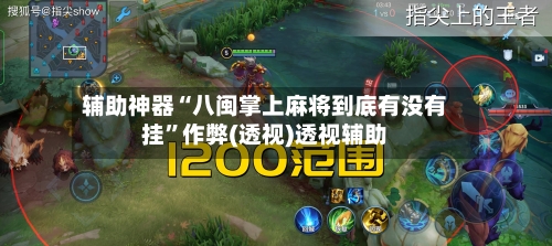 辅助神器“八闽掌上麻将到底有没有挂”作弊(透视)透视辅助-第3张图片