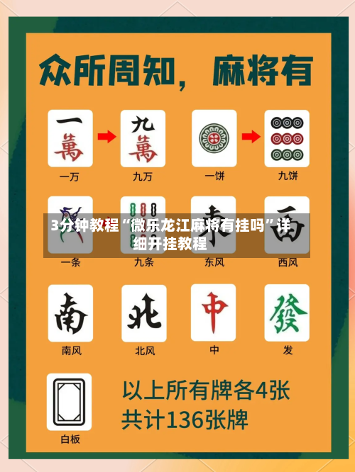 3分钟教程“微乐龙江麻将有挂吗”详细开挂教程-第1张图片